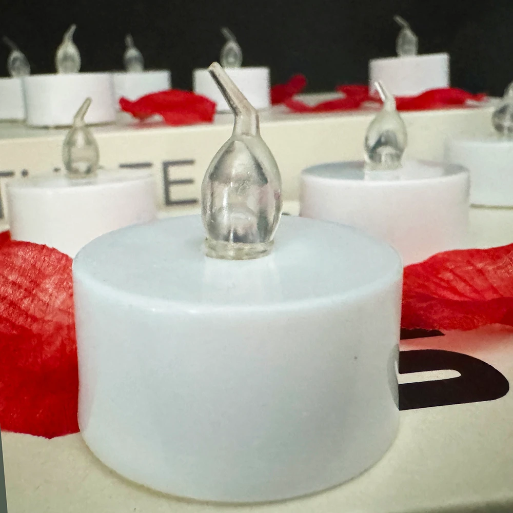 Flickering Flameless LED Lights Battery Operated Tea Lights Candles