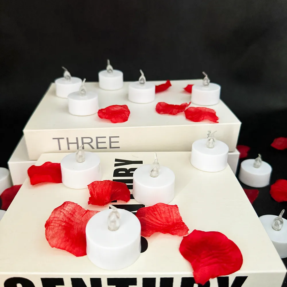 Flickering Flameless LED Lights Battery Operated Tea Lights Candles