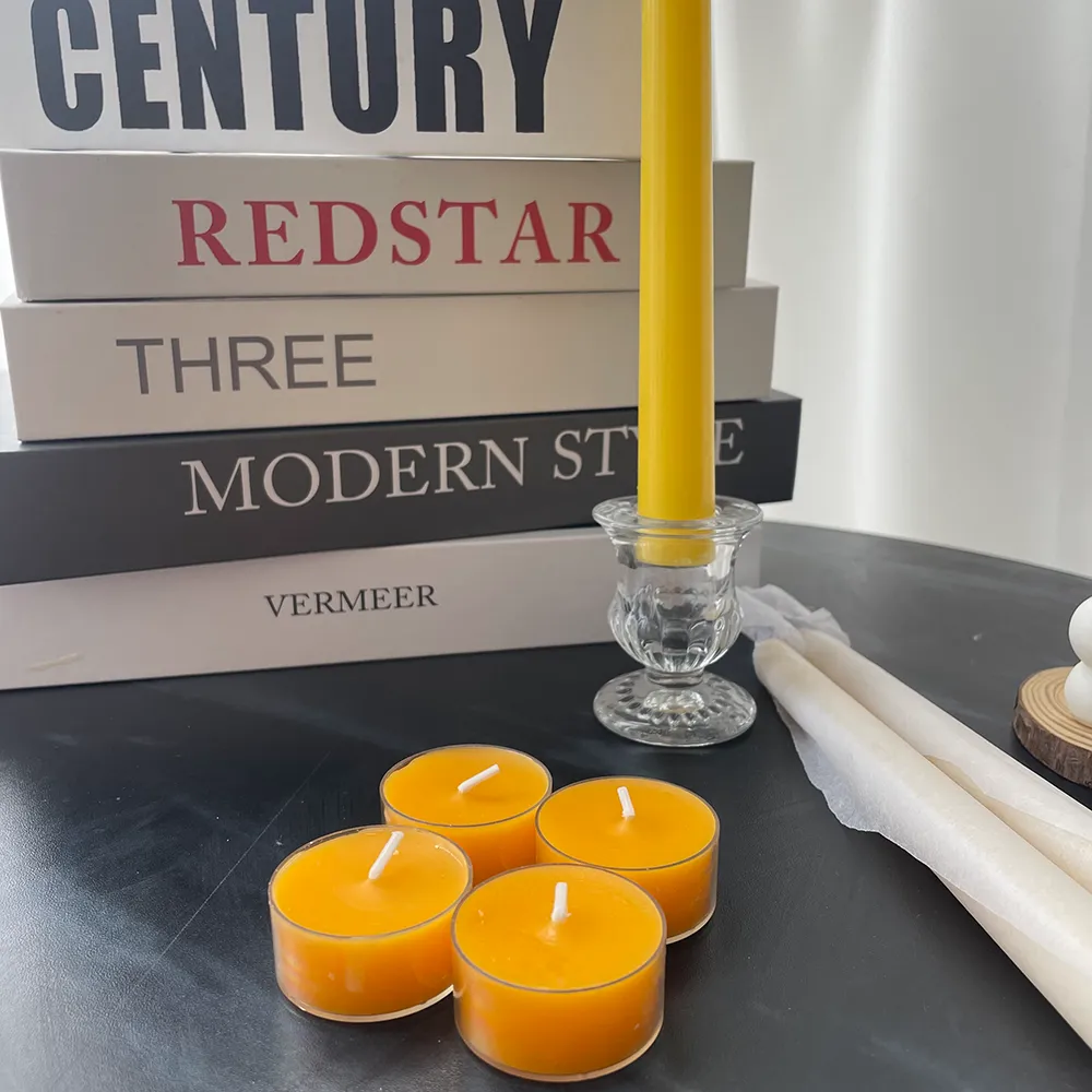 beeswax tealight candle