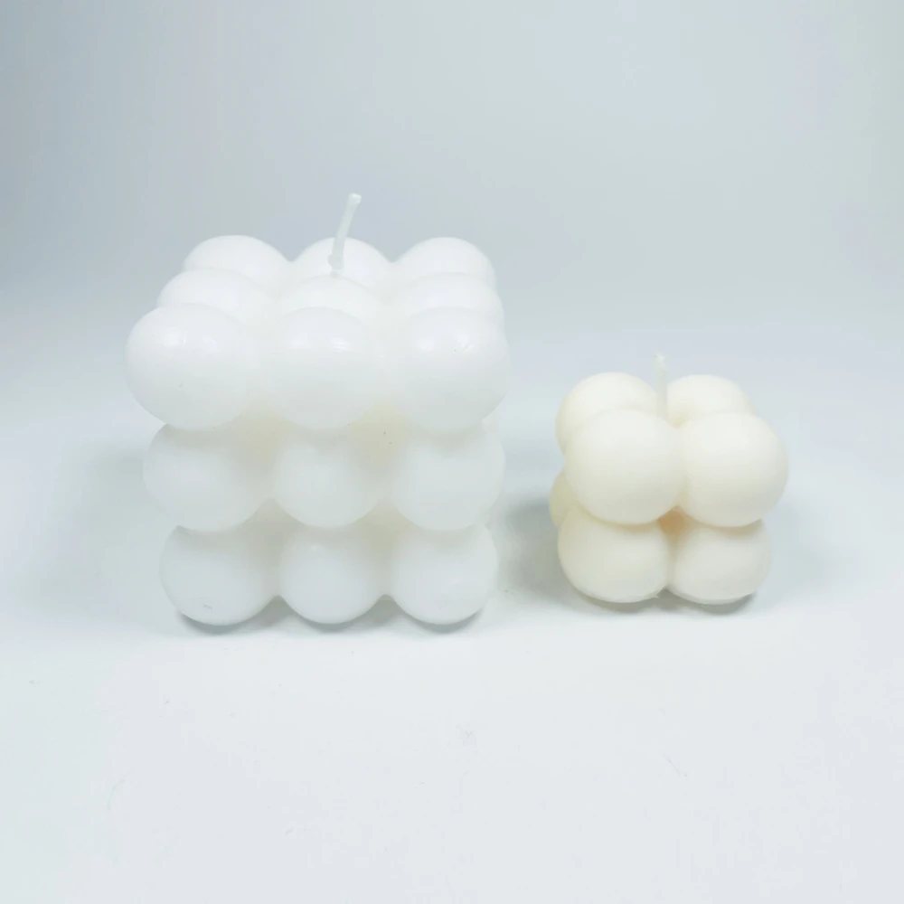 Soy Wax Aromatherapy Candle Scented Bubble Cube Candles