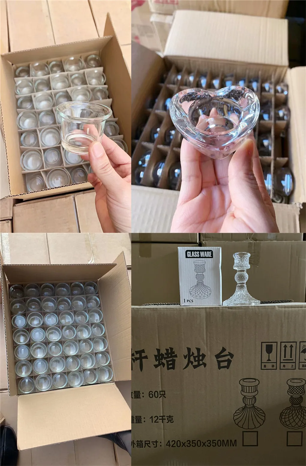 glass candle holder
