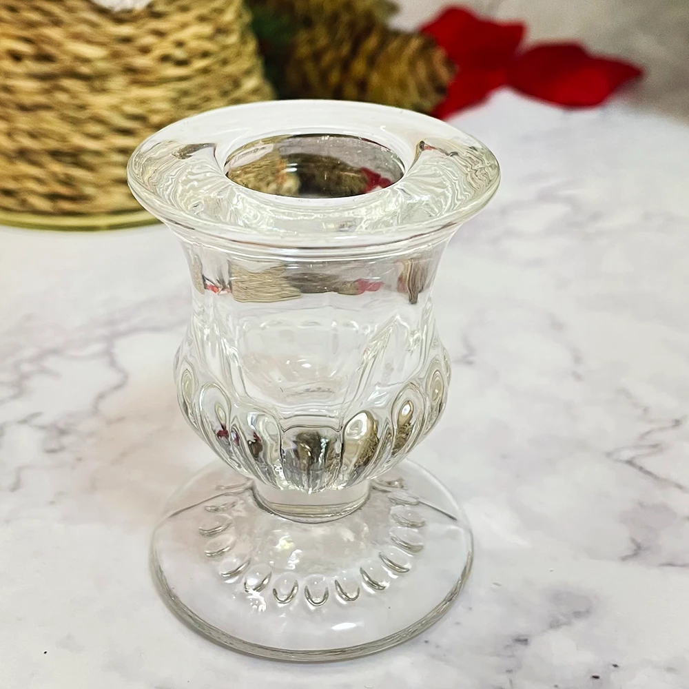 Glass Taper Candle Holders