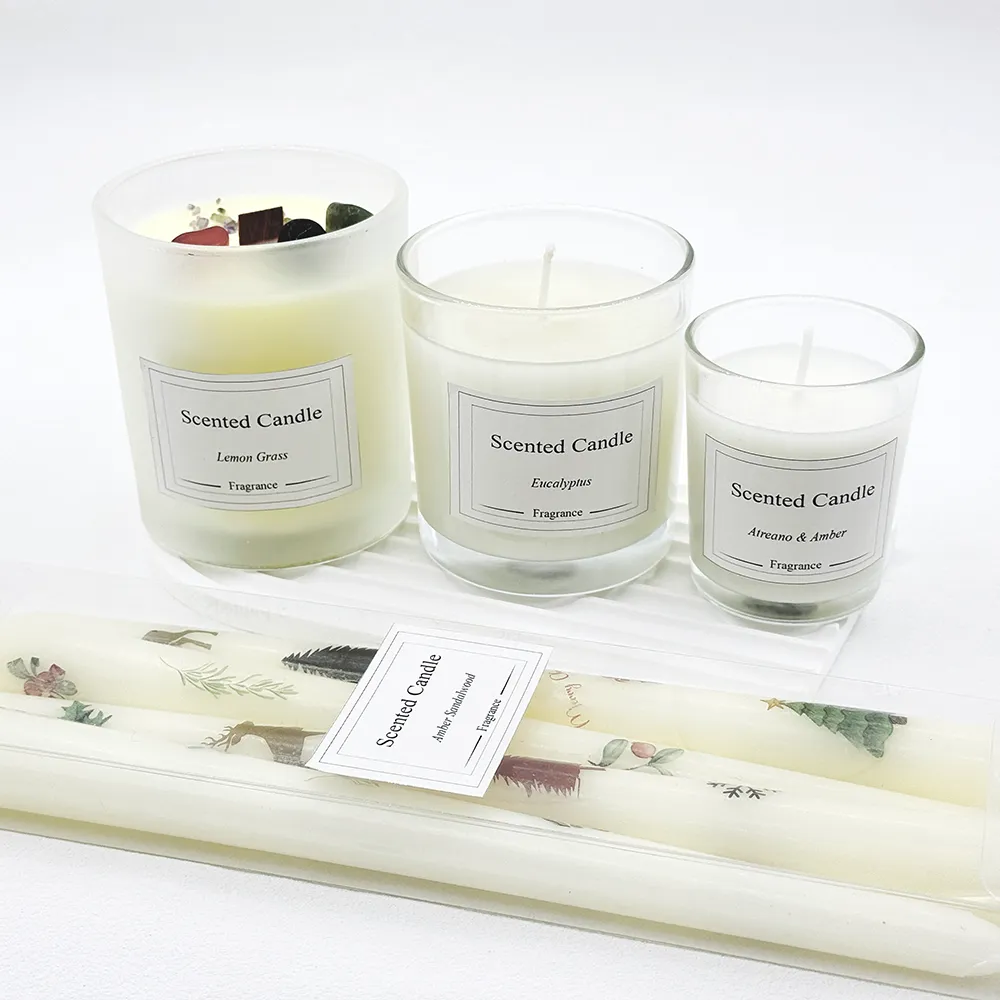 glass candles